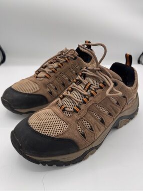 Ascend Lisco Low Waterproof Hiking Shoes Men’s 9.5 Tan Brown